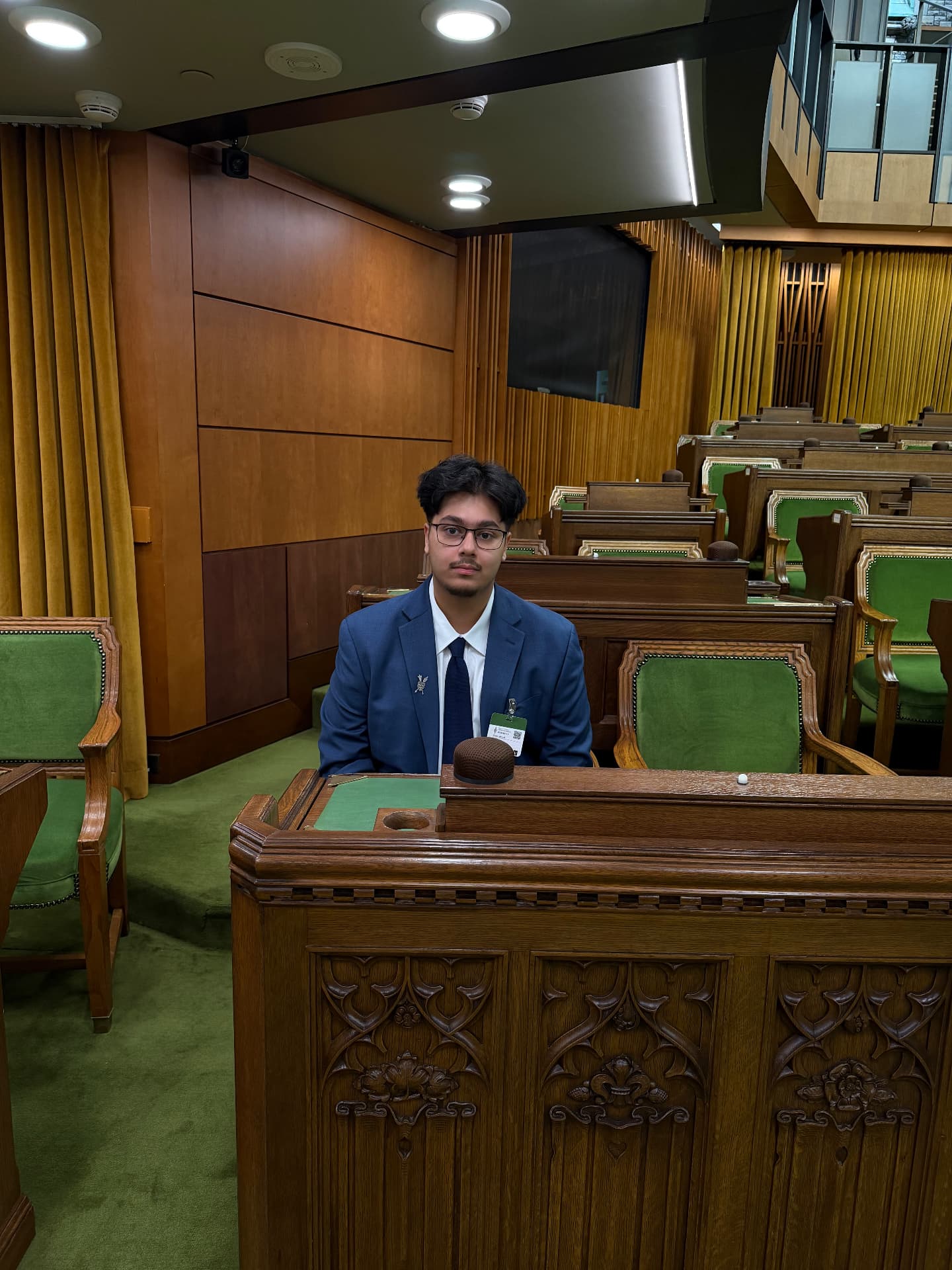 Jihan at the House of Commons